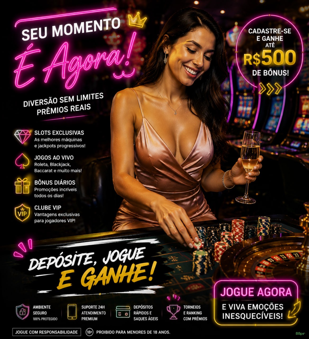 Roleta e blackjack 88pr